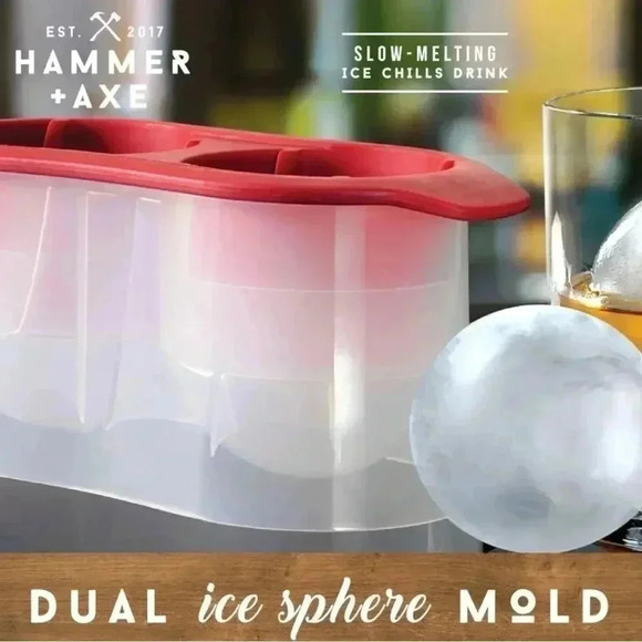 Dual Spherical Ice Mold from Hammer + Axe New - Picture 3 of 3
